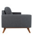 Gneiss 85" Modern Linen Sofa