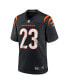 Фото #3 товара Men's Daxton Hill Black Cincinnati Bengals 2022 NFL Draft First Round Pick Game Jersey