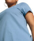 ფოტო #5 პროდუქტის Women's Essentials Graphic Short Sleeve T-Shirt