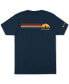 Фото #1 товара Men's Striped Logo Graphic T-Shirt