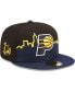 Men's Navy, Black Indiana Pacers 2022 Tip-Off 59FIFTY Fitted Hat