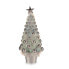 Decorative Figure Christmas Tree Silver polypropylene PET 16 x 37,5 x 16 cm (12 Units)