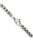 ფოტო #3 პროდუქტის Antiqued and 3.9mm Rounded Box Chain Necklace