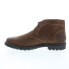 Florsheim Field Chukka 11927B-215-M Mens Brown Leather Lace Up Chukkas Boots