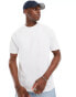 ASOS DESIGN relaxed t-shirt with globe back print in white Белый, XS - Chest 36 - фото #2