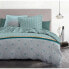 HOME LINGE PASSION Luxor Bettwscheset - 1 Bettbezug 240 x 260 cm + 2 Kissenbezge 65 x 65 cm - Smaragdgrn und Wei