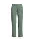 Фото #2 товара Plus Size Mid Rise Classic Straight Leg Chino Ankle Pants