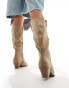 Фото #4 товара Truffle Collection heeled western boots in stone