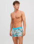 Jack & Jones 3 pack floral trunks in multi