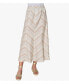 ფოტო #1 პროდუქტის Women's Striped Linen On The Move Skirt