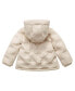 Toddler Girls Fleece Lined Heart Puffer Jacket 2T-5T