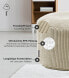 Pouf Hocker Sitzhocker Cord Ø 60cm