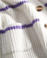 ფოტო #2 პროდუქტის Women's Striped Patch-Pocket V-Neck Cardigan, Created for Macy's