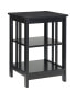 Фото #2 товара Mission End Table with Shelves