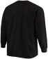 Фото #3 товара Men's Big and Tall Black San Francisco 49Ers Color Pop Long Sleeve T-shirt