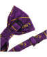 ფოტო #3 პროდუქტის Men's Purple Lsu Tigers Oxford Bow Tie