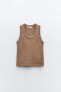 100% wool sleeveless top