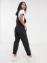 Фото #3 товара ASOS DESIGN Petite' original' denim dungarees in washed black