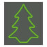 Фото #2 товара Декоративная фигура EDM 72128 Flexiled Зеленый Ель 45 x 3 x 62 cm (1 штук)
