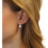 Silver earrings LILA with clear zircon LPS0620