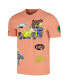 Men's and Women's Orange The Simpsons Racing T-shirt