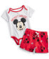 ფოტო #1 პროდუქტის Baby Mickey Mouse Bodysuit & Shorts, 2 Piece Set