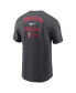 Фото #2 товара Men's Charcoal Minnesota Twins Logo Sketch Bar T-shirt