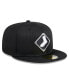 Фото #3 товара Men's Black Chicago White Sox 2024 Batting Practice 59FIFTY Fitted Hat