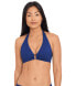 Фото #1 товара Ralph Lauren 299142 Women's Beach Club Solids Ring Halter Bikini Top Size 12