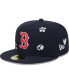 Фото #2 товара Men's Navy Boston Red Sox Sunlight Pop 59FIFTY Fitted Hat