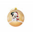 Фото #1 товара Ёлочный шарик Mickey Mouse Happy smiles Позолоченный 10 штук Пластик (Ø 6 cm)