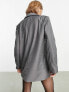 Фото #5 товара Reclaimed Vintage unisex oversized blazer co-ord in grey