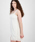 ფოტო #3 პროდუქტის Juniors' Lace Trim Mini Dress