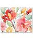 Фото #1 товара Watercolor Flowers 16" x 20" Gallery-Wrapped Canvas Wall Art