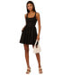 ფოტო #4 პროდუქტის Women's Scoop-Neck Mini Dress