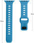 Легкосиний силиконовый ремешок для Apple Watch - 42/44/45/49 мм - Light Blue - 4wrist - фото #2