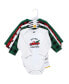 ფოტო #4 პროდუქტის Baby Boys Unisex Baby Cotton Long-Sleeve Bodysuits, Christmas Tree, 5-Pack