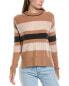 Фото #1 товара Incashmere Variegated Stripe Cashmere Sweater Women's