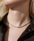 Rhodium-Plated Graduated Cubic Zirconia 16" Tennis Necklace, Created for Macy's