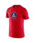 ფოტო #3 პროდუქტის Men's Red Brooklyn Nets 2021/22 City Edition Essential Logo T-shirt