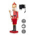 Decorative Figure Nutcracker Red Music Movement Extendable Plastic