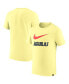 Фото #1 товара Men's Yellow Club America Swoosh Logo T-shirt