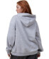 Фото #7 товара Women's Classic Zip-Through Hoodie Top