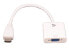 Фото #4 товара V7 White Video Adapter HDMI Male to VGA Female - 1x 19-pin HDMI - 1x 15-pin VGA - White