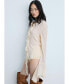 ფოტო #4 პროდუქტის Women's Long Sleeve Ruffled Shirt