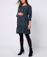 Women's Polka Maternity Nursing Dress