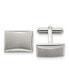 Фото #1 товара Запонки Chisel Stainless Steel Rectangle Brushed & Polished
