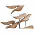 Фото #2 товара Декоративная статуэтка DKD Home Decor Алюминий древесина акации птицы 27 x 9,5 x 33 см