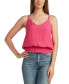 Фото #1 товара Juniors' Scallop-Edge Blouson Tank