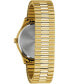 Men's Gold-Tone Stainless Steel Expansion Bracelet Watch 40.2mm